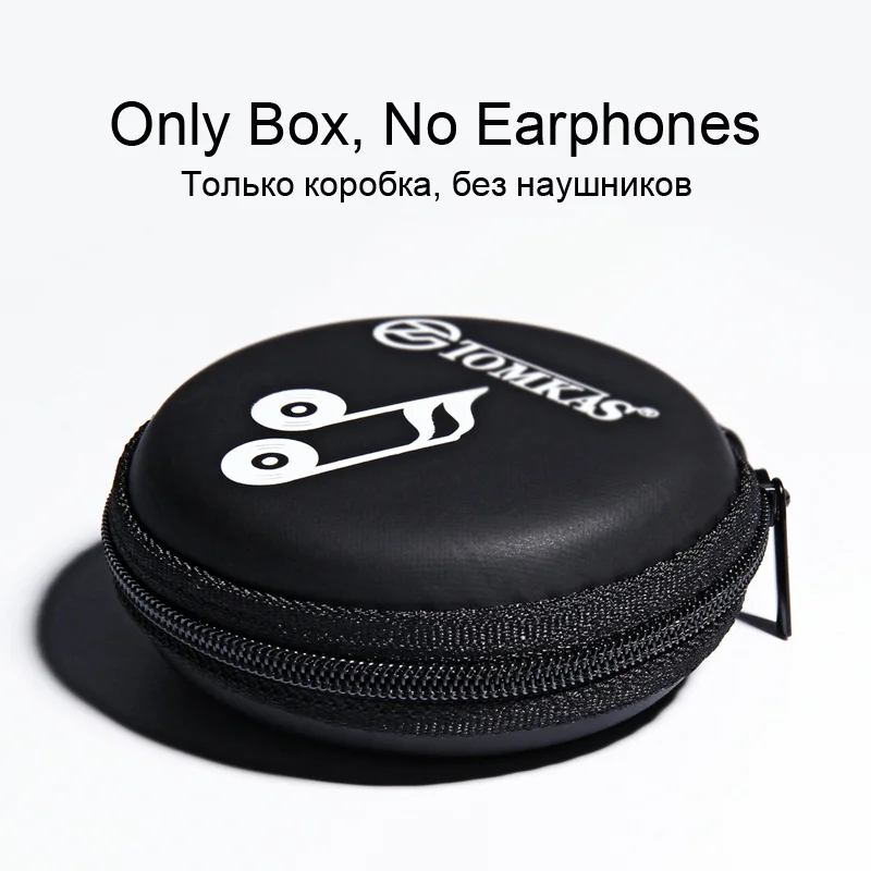Box (No Earphones) Металлические проводные наушники 3,5 мм в ухо наушник с микрофоном стерео гарнитура для samsung Xiaomi IPhone компьютер - Цвет: Box (No Earphones)
