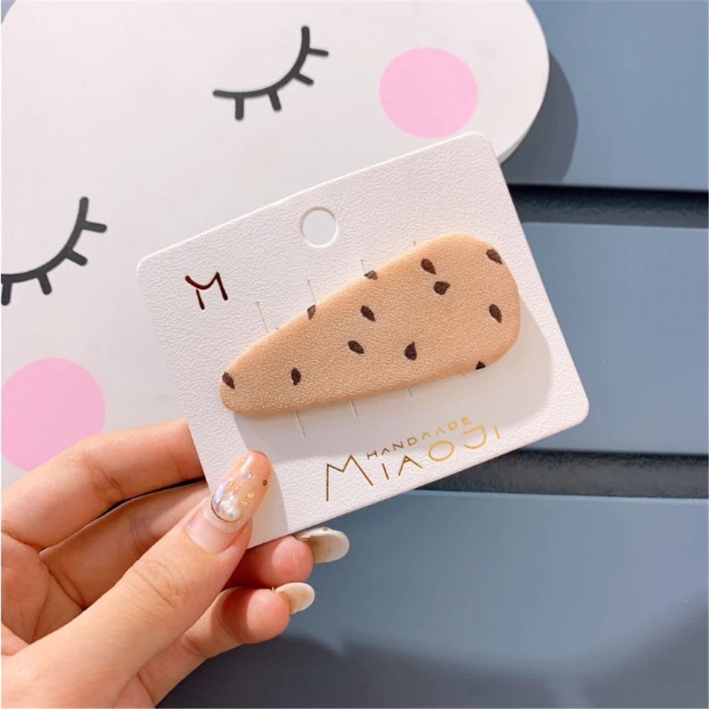 Заколка для волос с волнистыми точками простые тканевые зажимы в форме капли