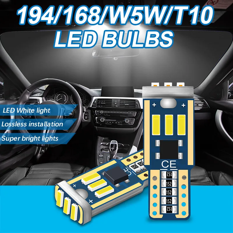 10 шт. светодиодный Светодиодные Габаритные огни s 194 168 T10 W5W | Автомобили и