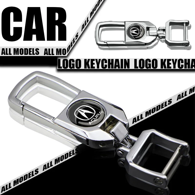 

1pcs 3D Metal Car Shape Key Ring Keychain Car Decoration for Acura CSX RL ILX TL TLX MDX RDX CL RSX ZDX TSX NSX 1991-2019 Tools