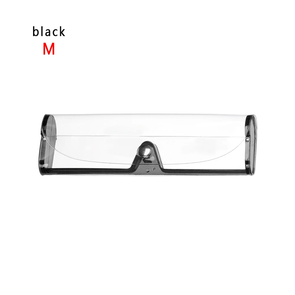 black 1 шт. Новые портативные футляры для очков из искусственной кожи Чехол для очков футляр для очков сумка солнцезащитные очки держатель Футляр для очков - Цвет: black