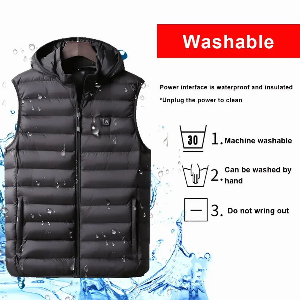 Мужские и женские куртки с подогревом уличный жилет пальто куртка длинными