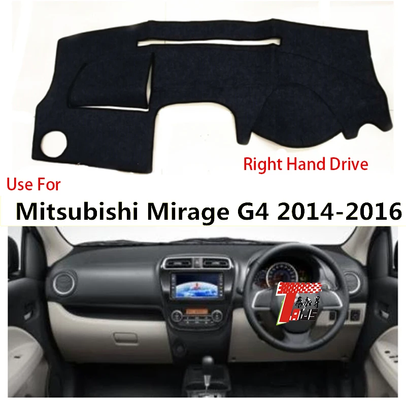

TAIJS Factory Simple Sport Polyester Fibre Car Dashboard Cover For Mitsubishi Mirage G4 2014 2015 2016 Right Hand drive