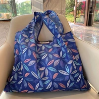 heavy reusable grocery bag machine washable foldable shopping bag high quality handbag shoulder bag thickened nylon