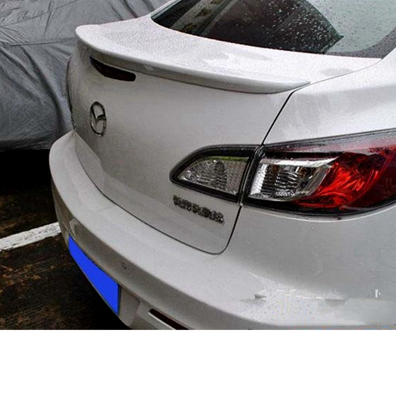 Для Mazda 3 спойлер 2010-2013 Высокое качество абс материал задний праймер цветной для |