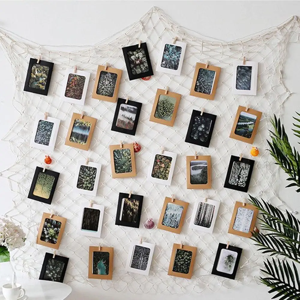 Кавечерние НКА 10 шт. бумажная рамка с зажимами 3/4/5/6/7 дюйма Настенная фоторамка