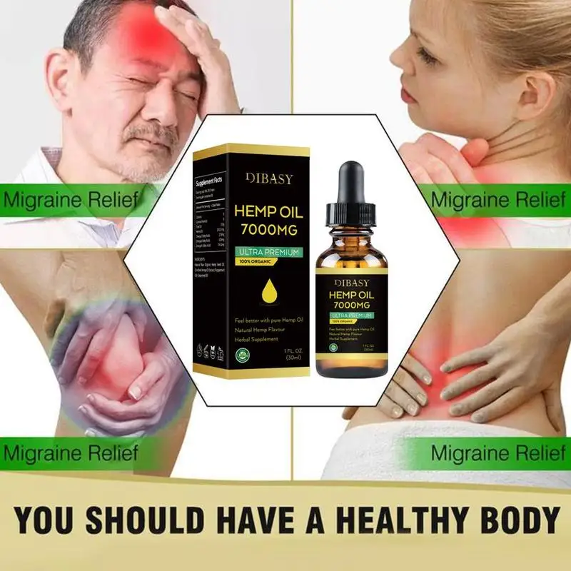 7000 мг органическое масло семян конопли экстракт биоактивной капли для