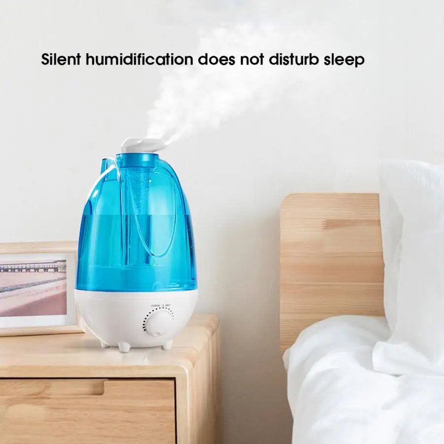 

4L Humidifier Double Nozzle Ultrasonic Humidifier Aroma Diffuser with LED Aromatherapy Diffuser Home Office Air Mist Purifier