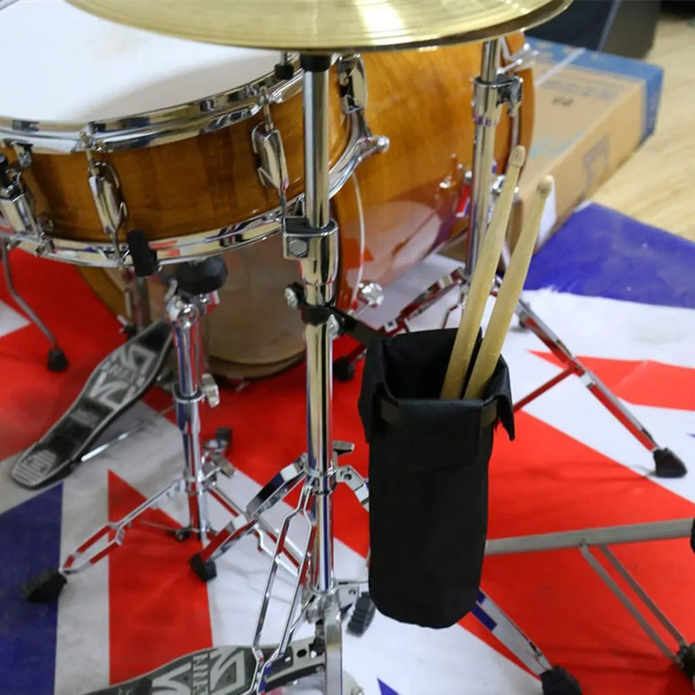 

Hot Sale Drum Stick Holder Nylon Drumstick Bag Clip-on Stand Drumstick Barrel Bags Musical Instrument Accessories
