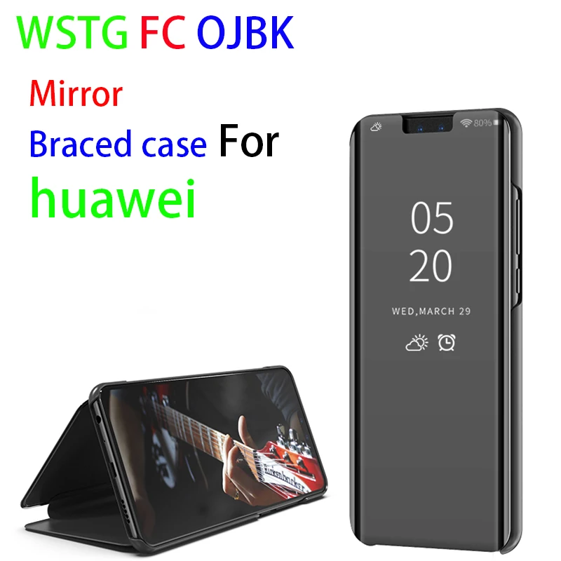 Роскошное умное Зеркало чехол для телефона для huawei P30 P20 P10 Lite Y7 Y9 Y5 Mate30 10 20 Lite Pro Honor 8X10 Lite 20 7A tective чехол
