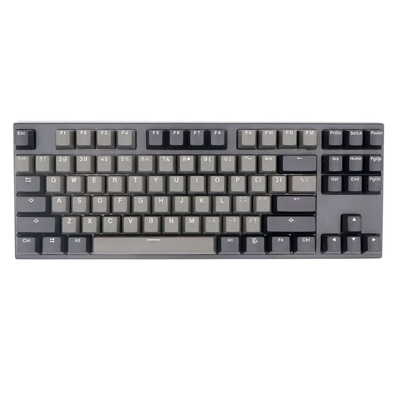 Клавиатура Keypro Doubleshot PBT светло-серая с верхней печатью 61/68/84/87/104/122 клавиш для