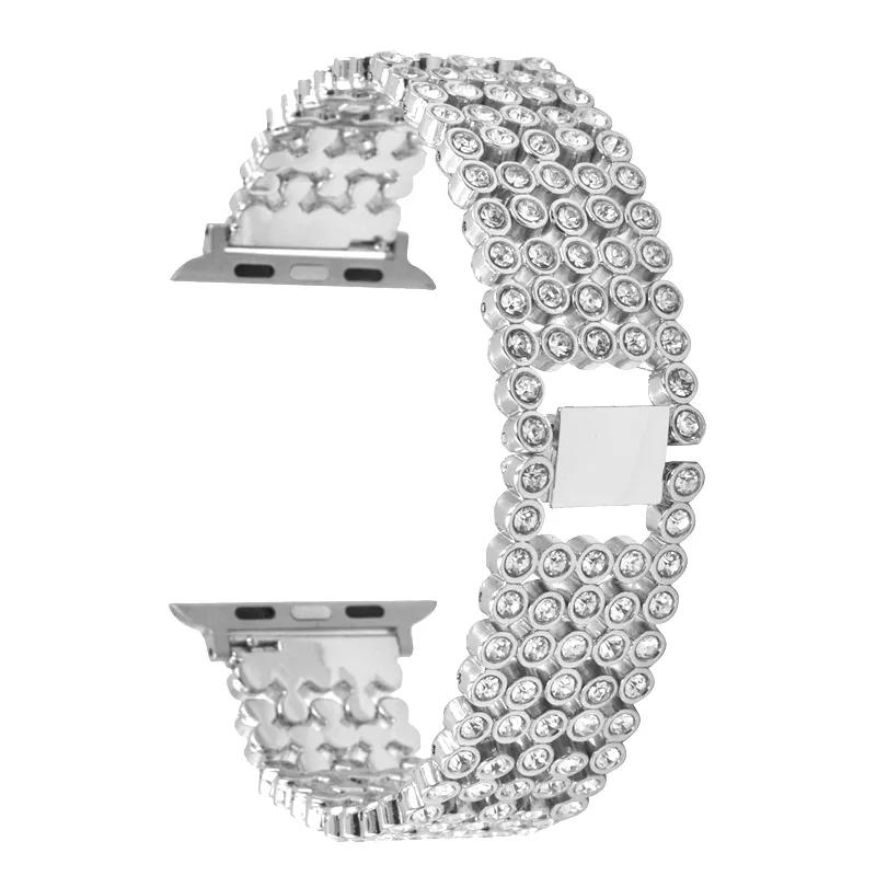 

Diamond Band For Apple Watch 40mm 44mm 38mm 42mm iWatch series 5 4 3 2 1 bracelet apple watch stainless steel strap women