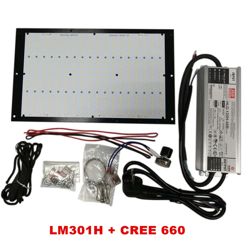 120W 240w quantum светодиодный grow доски v3 с lm301H 3000K/3500k 660nm Cree xpe2 УФ ИК чипы|Фитолампы| |