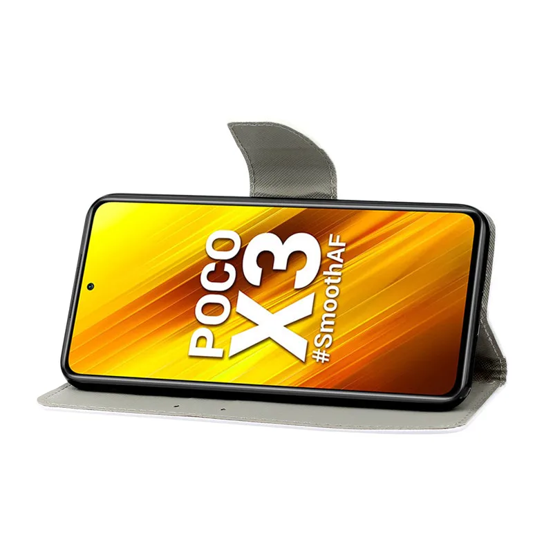 flip cases for xiaomi poco x3 pro cover sfor xiomi mix3 pocox3 x3 nfc x3pro magnetic stand phones protective shell wallet bags free global shipping