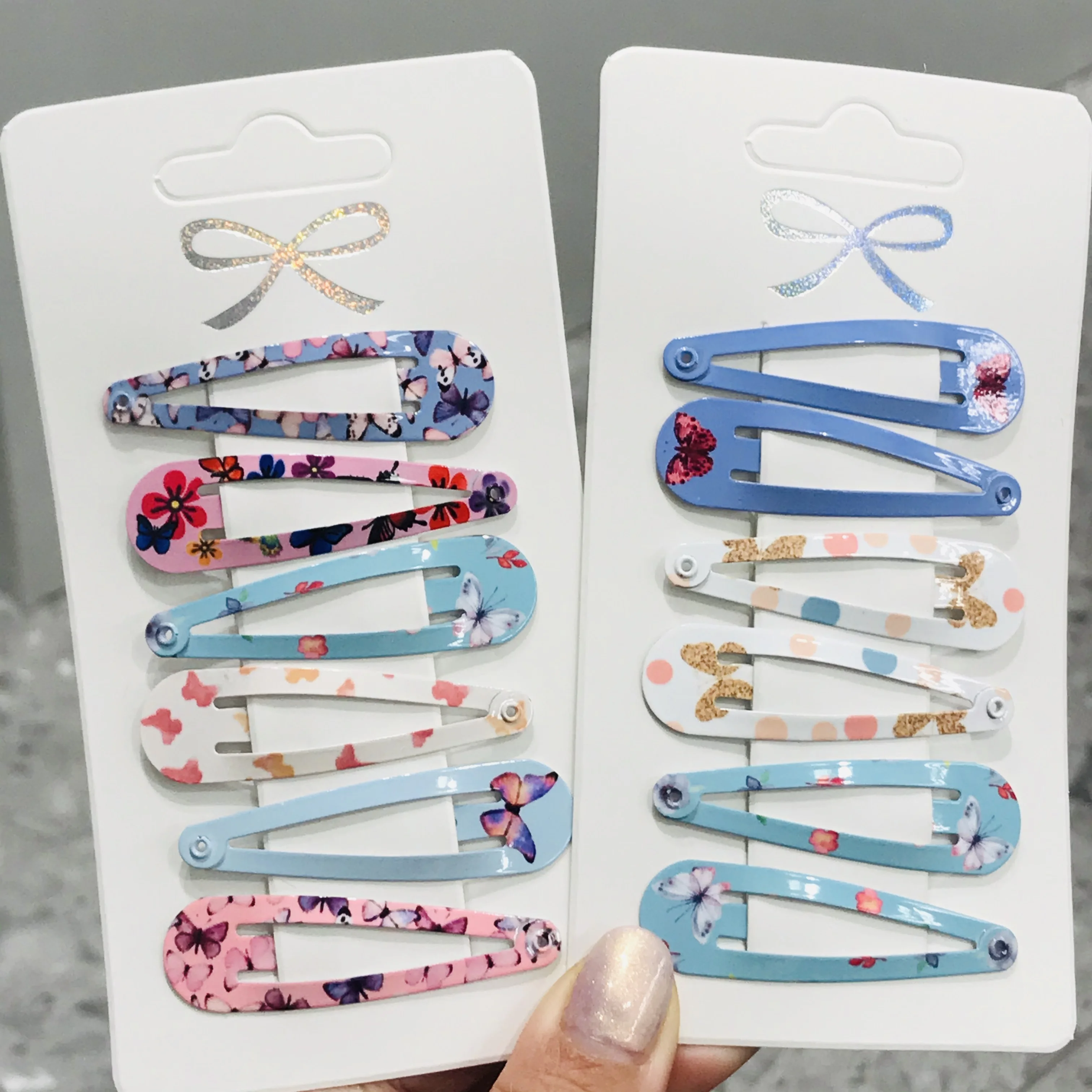 

6Pcs/set Korean European American Butterfly BB Hairpins Kids Baby Girls Hair clip Headdress Children Women Hair Accessories