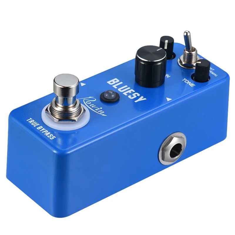 Rowin Lef-321 Bluesy педаль для гитарных эффектов Overdrive корпус из алюминиевого сплава
