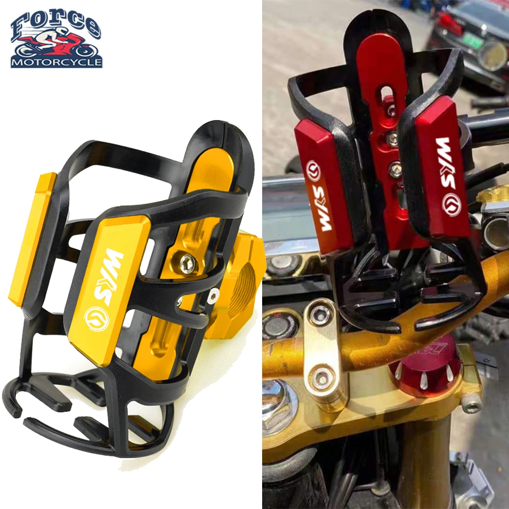 

For SYM T2 T3 MAXSYM 400 400i 600 600i Motorcycle Accessoreis CNC Aluminum+ Rubber Beverage Water Bottle Drink Cup Holder