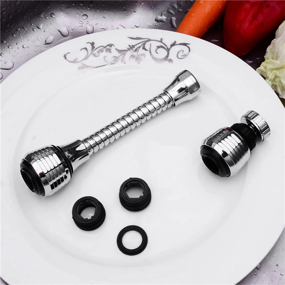 

360 Rotary Kitchen Faucet Universal Faucet Nozzle Bubbler Shower Head Economizer Filter Water Stream Faucet Pull Out Bathroom