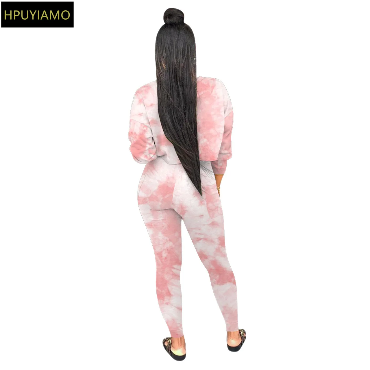 HPUYIAMO/осенний Женский комплект из двух предметов с принтом Черная Королева и