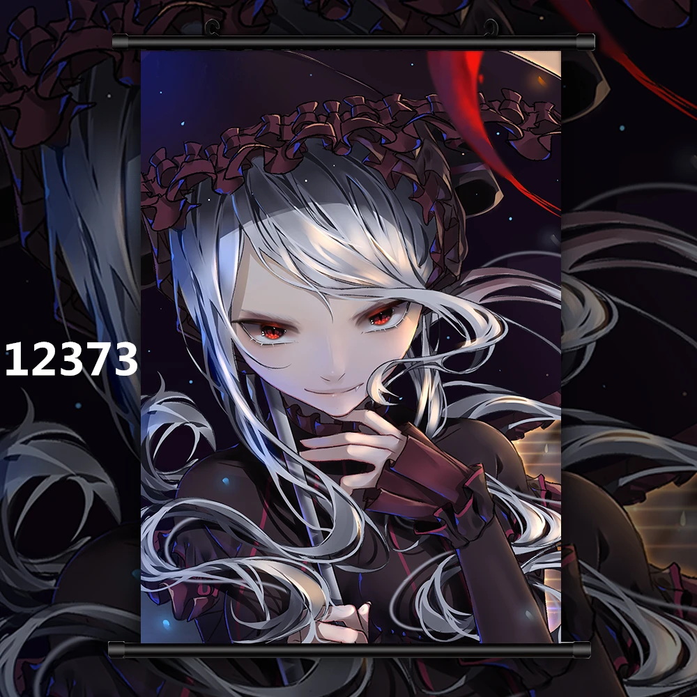 Overlord Shalltear кровавый Аниме Манга HD Печать настенный плакат свиток | Дом и сад