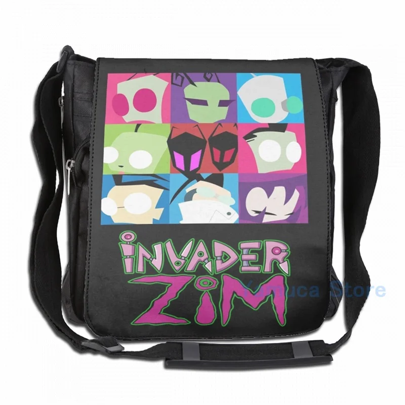 Забавная коллекция Invader Zim с графическим принтом рюкзак USB-зарядкой для мужчин и