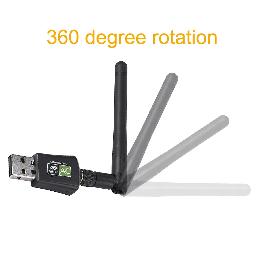 [Драйвер Бесплатно] беспроводной USB WiFi адаптер Perseveres AC600 WiFi ключ 5 ГГц/2,4 ГГц сетевой удлиннитель маршрутизатора сигнал Boost# G20