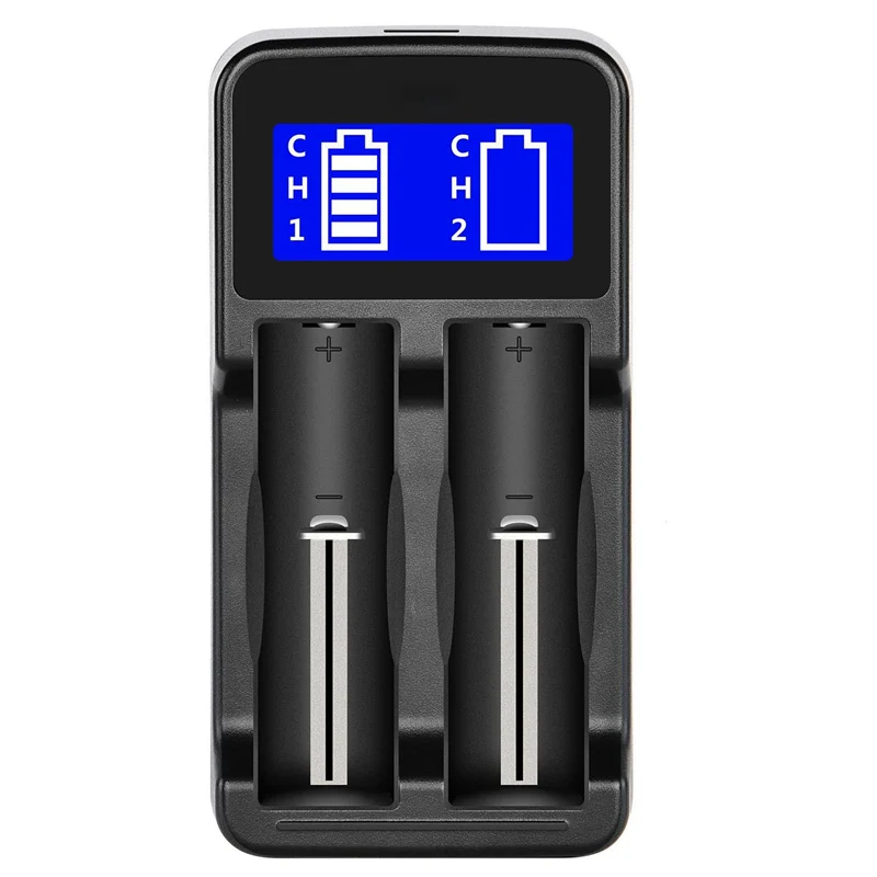 Умное зарядное устройство ЖК дисплей умное для перезаряжаемых литий ионных