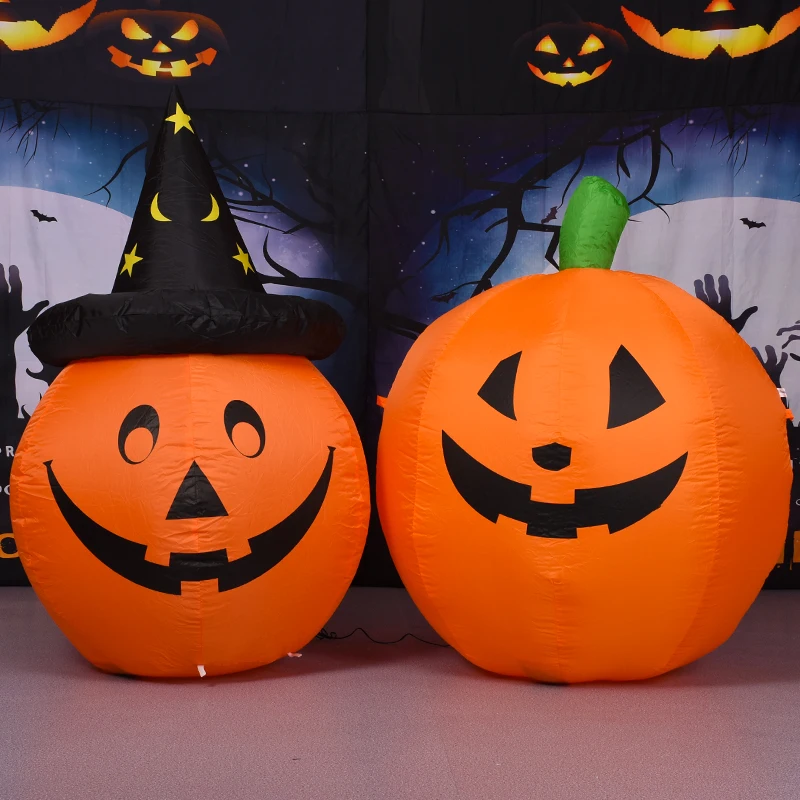 

Эксклюзивная надувная Тыква для Хэллоуина 110 см голова страшной тыквы реквизит для Хэллоуина