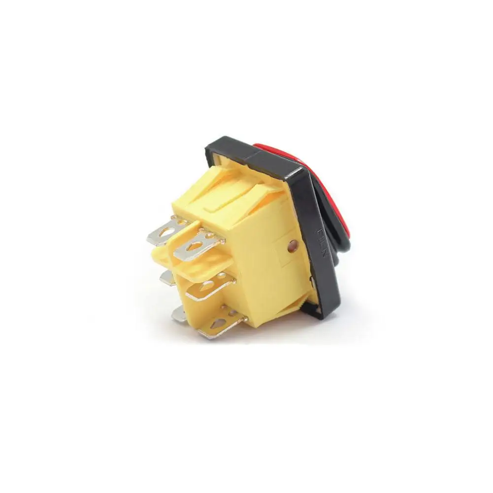 

Rocker On-Off-On 6 Pin 12V Car Boat LED Light Rocker Toggle Switch Latching Waterproof Switch 30A 125VAC