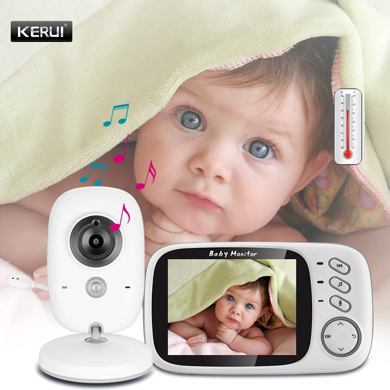 Монитор для няни KERUI VB603 3 2 дюйма портативная беспроводная камера помещения с HD