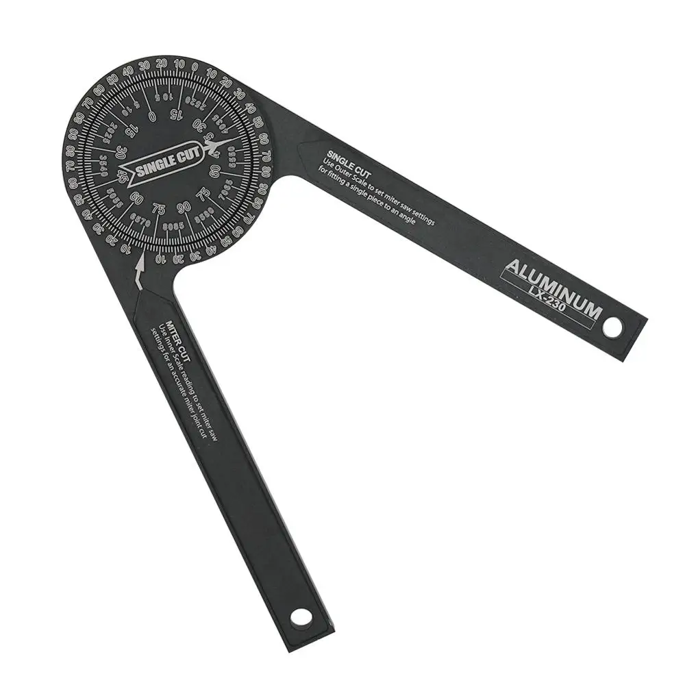 Торцевая пила транспортир Finder Угол Miter Gauge Гониометр Arm измерительная линейка |