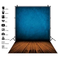 laeacco vinyl backdrops magic abstract gradient solid color of wall texture wooden floor party baby portrait photo backgrounds