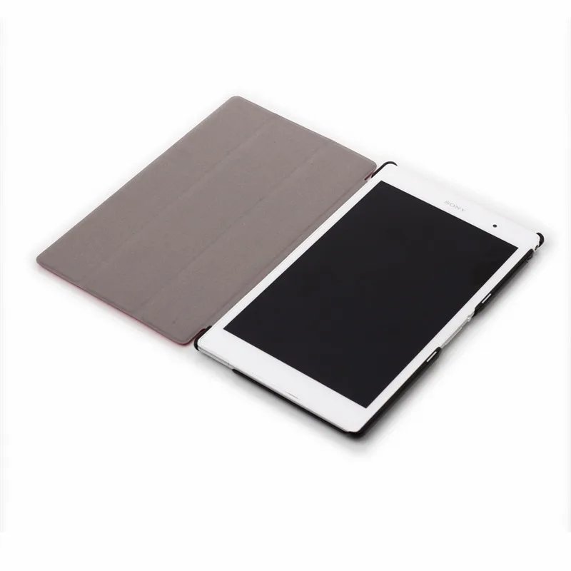 Кожаный защитный чехол-книжка с подставкой для SONY Xperia Z3 компактный чехол