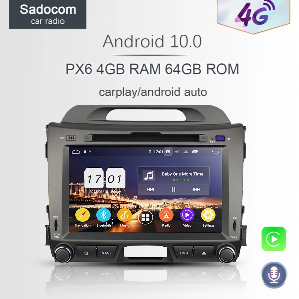 720P DSP 8 &quotPX6 2 din Android 10 0 ядро 4 Гб RAM автомобильное радио 5 4G GPS Navi автомобильный DVD