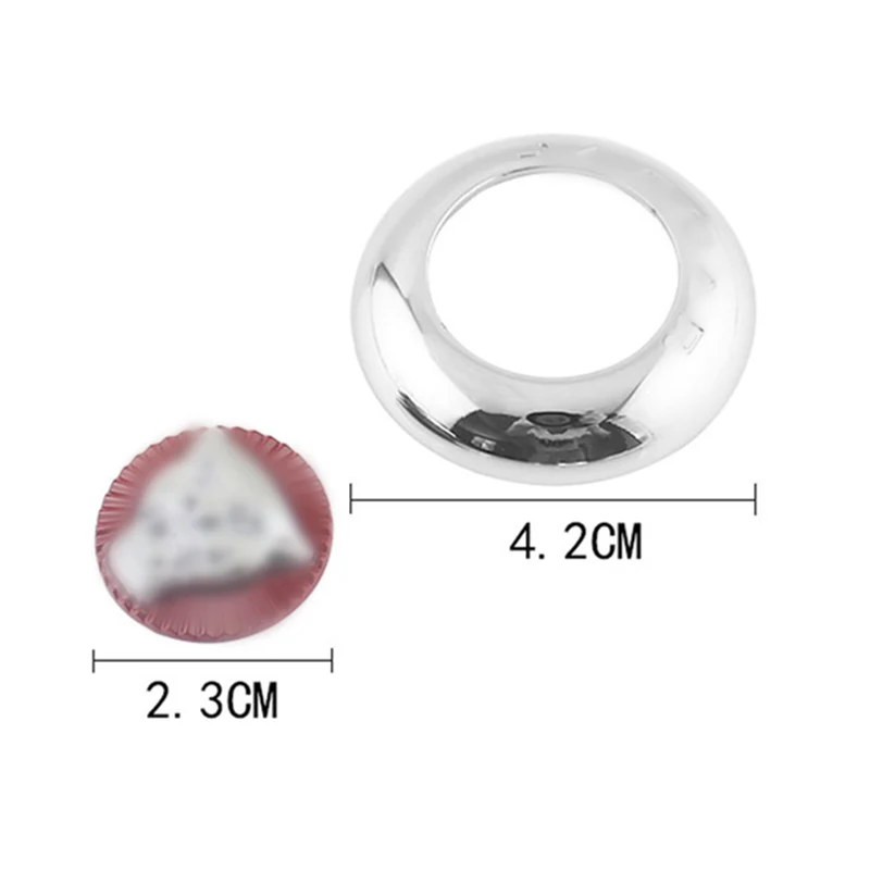 

Car Headrest Adjustment Button Decoration Cover Sticker For Jaguar XE XF XJ F-PACE Car Interior Styling Modified Accessories