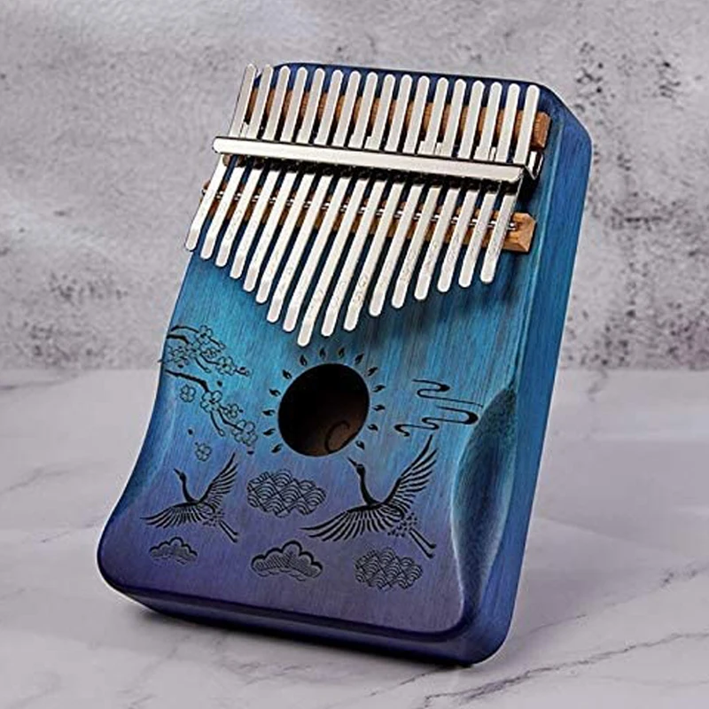 Kalimba 17 клавиш большой палец фортепиано красное дерево Mbira Музыкальные