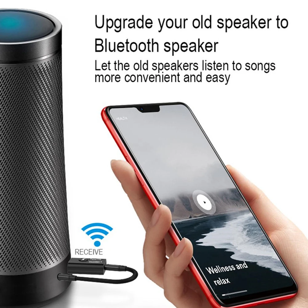 TR6 USB Bluetooth5.0 + EDR приемник-передатчик FM-плеер адаптер мм AUX-разъем беспроводной