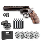 Пневматический пистолет Анаконда 357, пять пуль из углекислого газа и упаковка свинцовых пуль весом 500 карат, металлический настенный знак для украшения дома