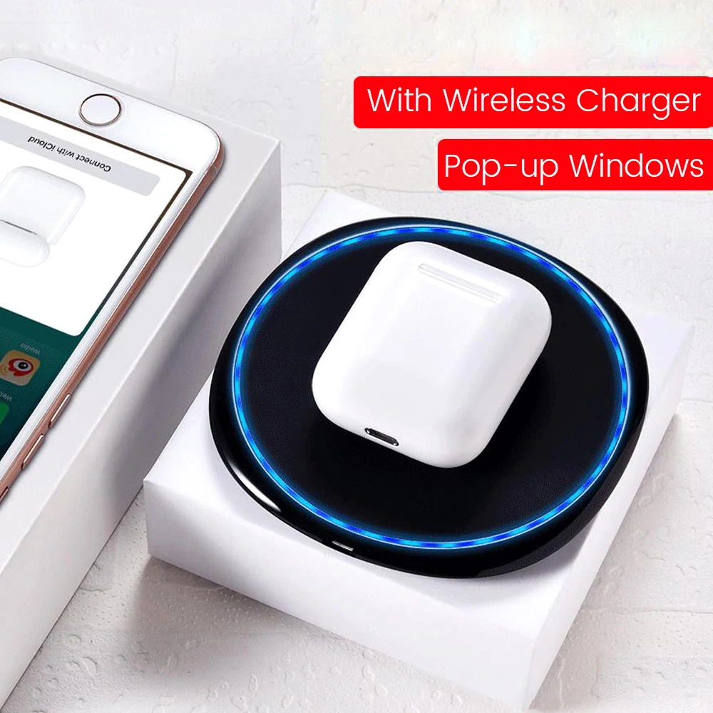 Копия 1:1, беспроводные наушники i300 tws Super Air 2, умный светильник, сенсор, Bluetooth 5,0, наушники, всплывающее Беспроводное зарядное устройство, гарнитуры 6936