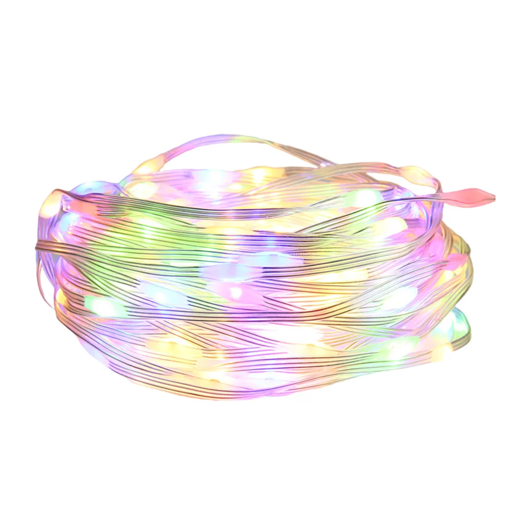 

1pc Outdoor Waterproof Solar String Lamp Outdoor Decorative String Light