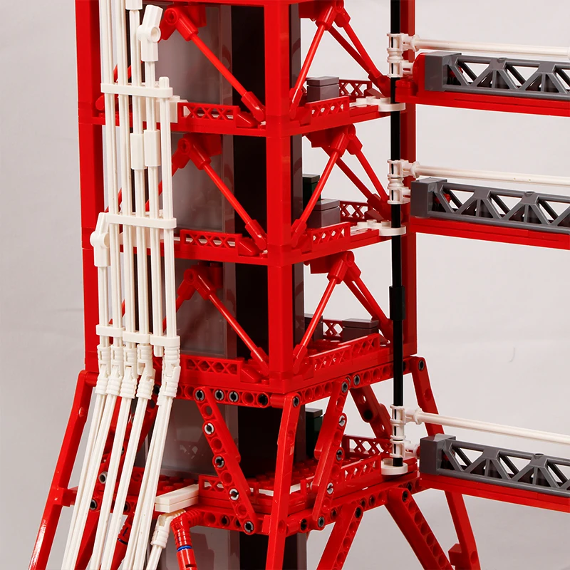 BuildMoc 3073 шт. космическая Серия Apollo Saturn V Launch пусковая пушистая башня для 21309
