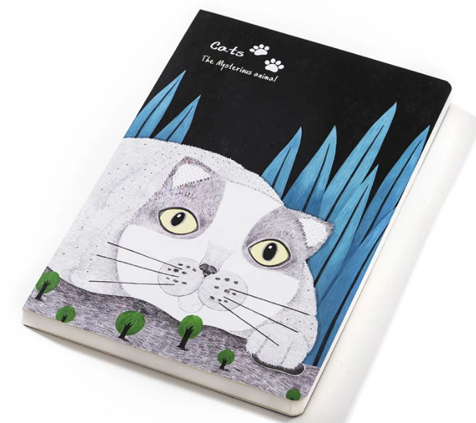 

A5 Size Kawaii Cat Paw Print Drawing Book Students Painting Sketch Book School Office Stationery Diary Notebook