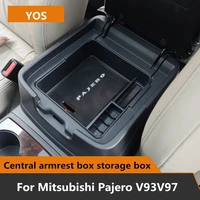 car armrest box storage box for mitsubishi pajero v93 v97 v98 car storage box interior modification