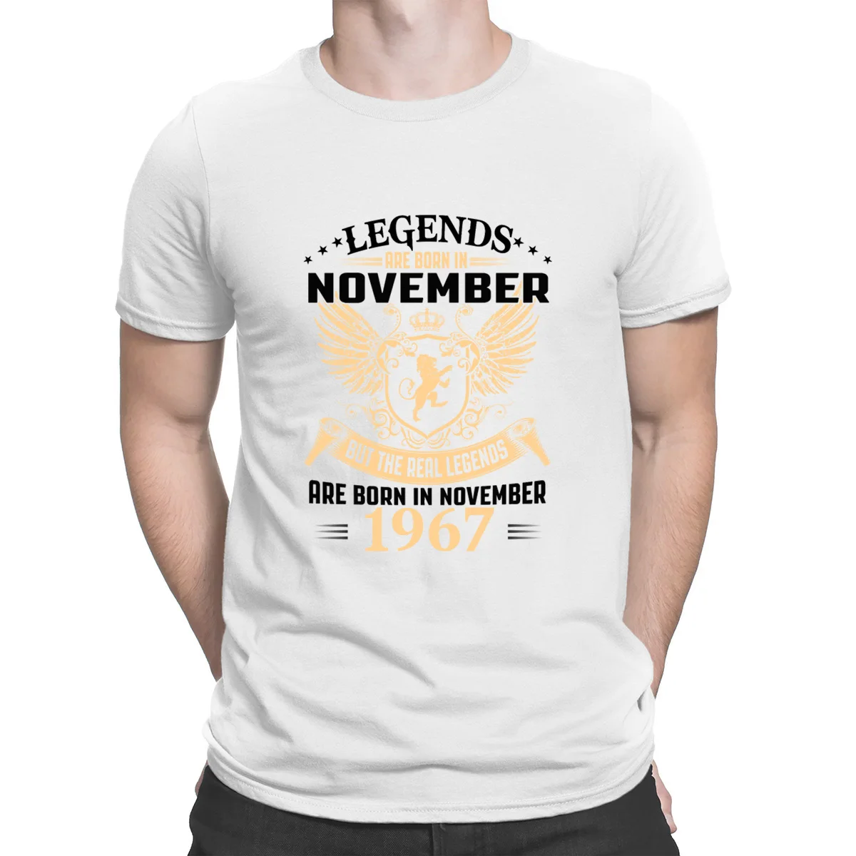 Legends Are Born In November 1967 футболка с изображениями персонажей новая одежда для мужчин