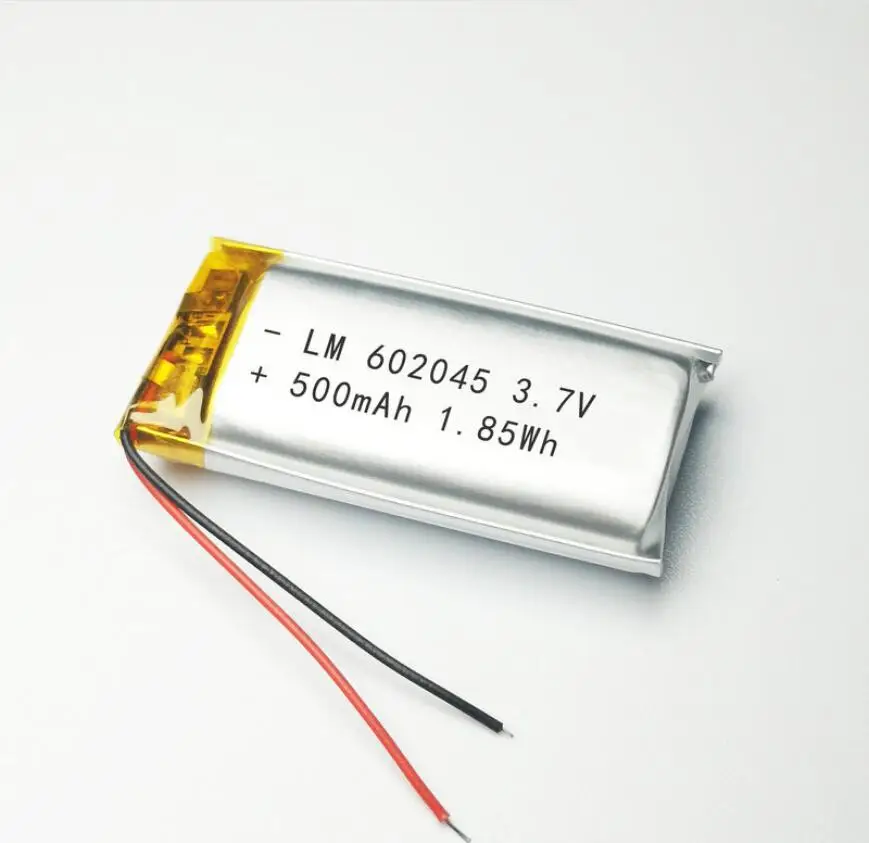 

20pcs 3.7V 500mah 602045 Lithium Polymer ion Battery 2.0mm JST Connector