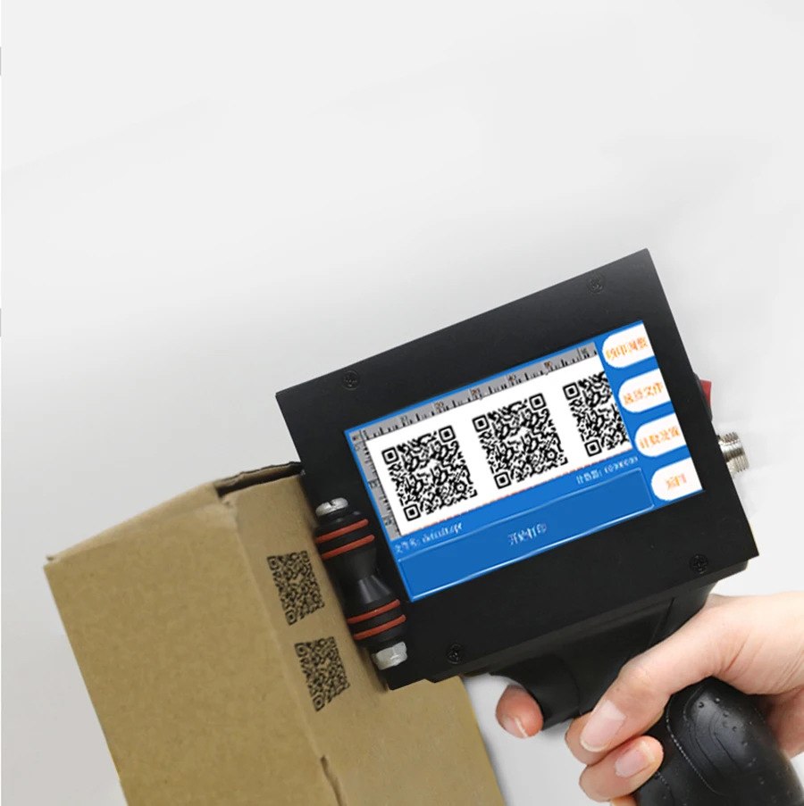 Промышленный Портативный струйный принтер M6 штрих-код qr-код принтер для пакетного кода срок годности