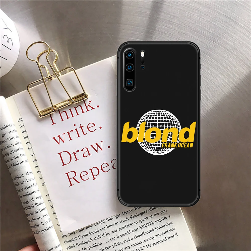 

Franks Blond Ocean Phone Case Cover For Huawei Mate P 10 20 30 40 Lite Pro Smart Z 2019 Black Silicone Etui Black Etui