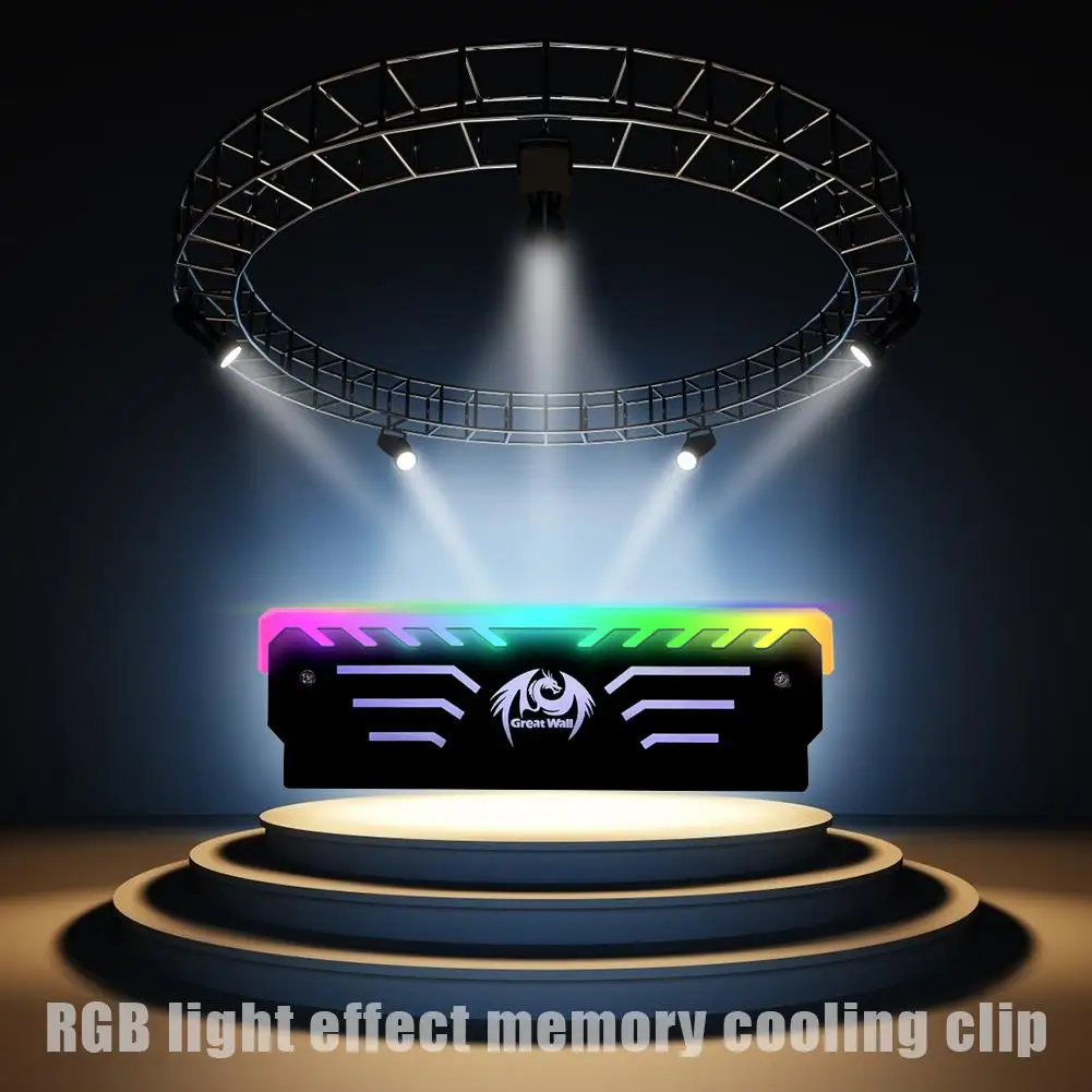 Настольный охлаждающий зажим для памяти RGB светильник 6 Автоматическая Замена RAM