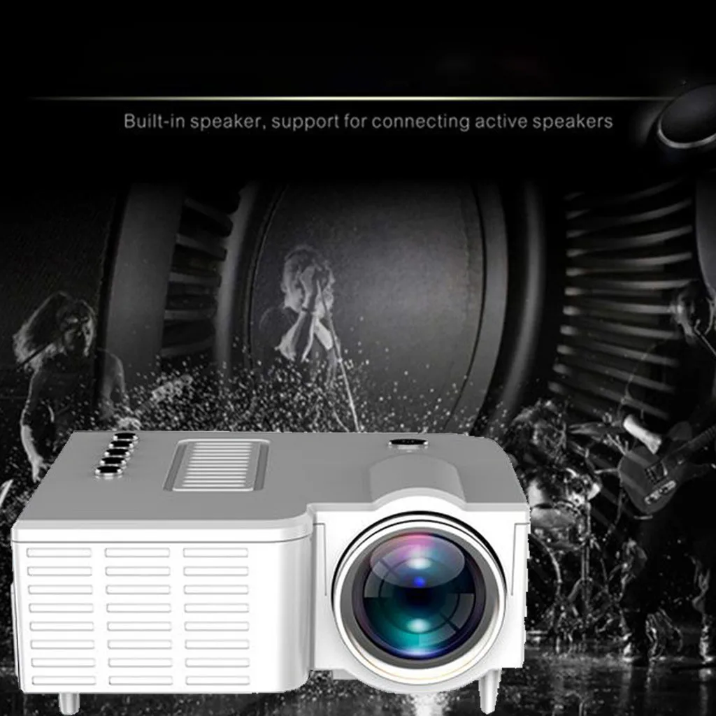 

Mini LED projector LED Portable Home Video Projector Support HD1080P For Outdoor Movie Video Beamer For Home Cinema Drop Ship