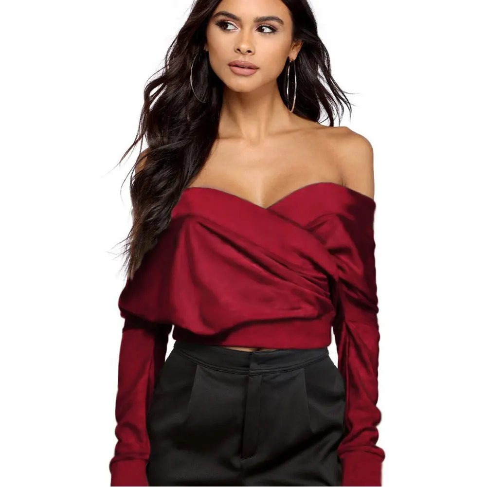 Hirigin сексуальный укороченный топ женская футболка летний Женская Однотонная